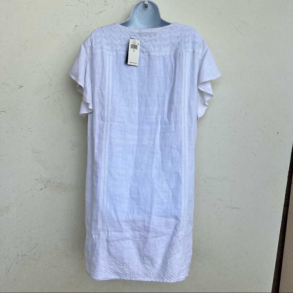 Ralph Lauren White cotton dress size 4 NWT - Picture 10 of 16